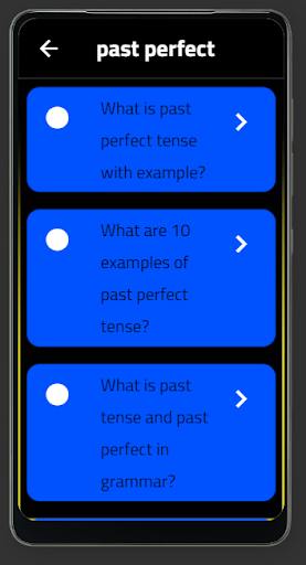 past perfect Screen 2