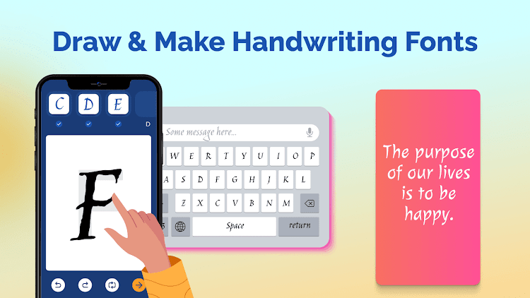 Draw & Make Handwriting Fonts - 12.0 - (Android)