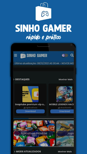 Android application Sinho Gamer - APK MOD'S screenshort