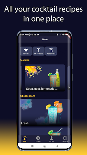 Android application Cocktail Art - Light Edition screenshort