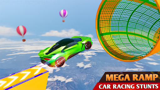 Android application GT Car Parkour Game Sky Racing screenshort