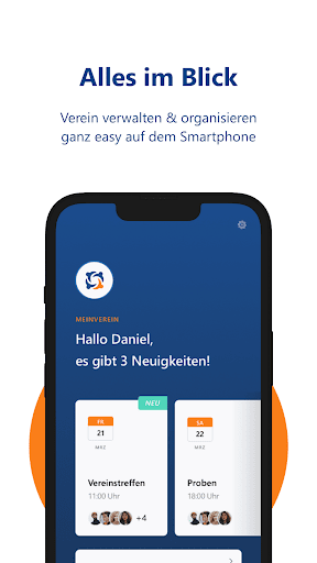 Android application WISO MeinVerein – Vereinsapp screenshort