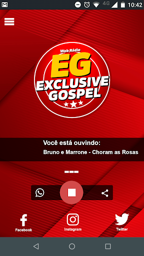 Android application Rádio Exclusive Gospel screenshort