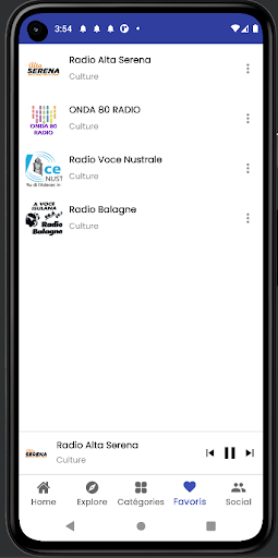 Corsican Radios Screen 3