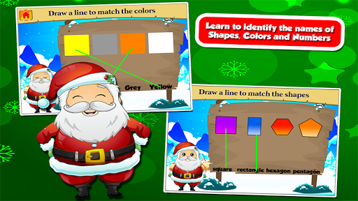 Santa Fun Kindergarten Games Screenshot 2 - AppWisp.com