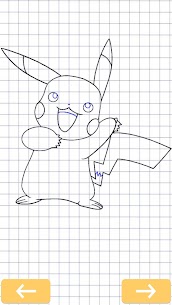 كيف ترسم Pikachu 7