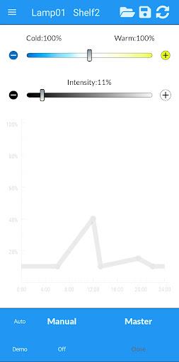 Android application SL CONTROL screenshort