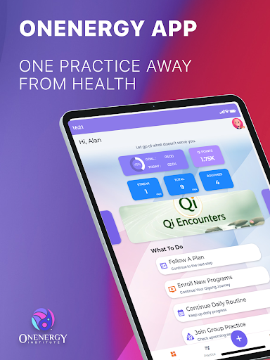 Screenshot of Onenergy Qigong and Meditation