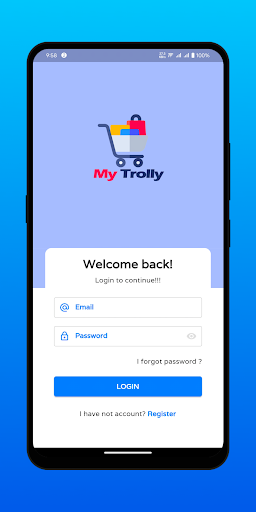 Android application MyTrolly Manager screenshort