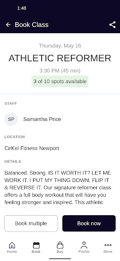 CirKel Fitness Screen 3