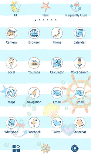 Cute Theme-Marine Pastels- Screen 3