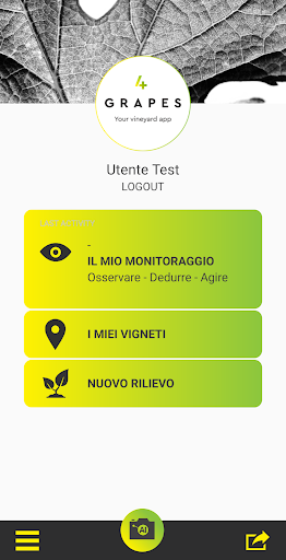 4Grapes - Your vineyard app Screen 2
