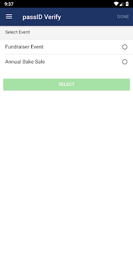 passID Verify Screen 2