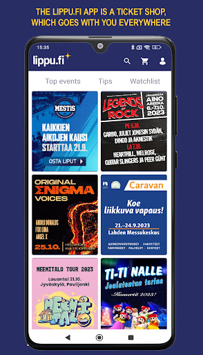Android application LIPPU.FI screenshort