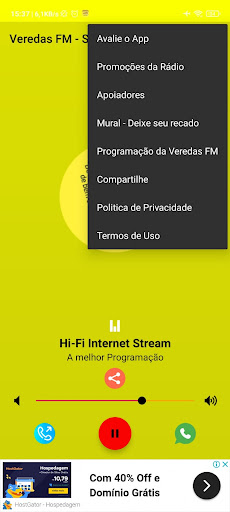 Android application Veredas FM - Simões Piauí screenshort