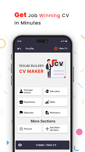 Resume Builder CV Maker Screen 3