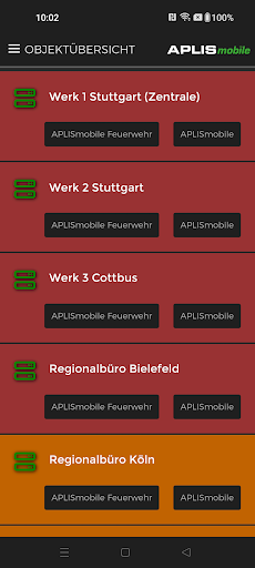 Android application APLISmobile screenshort
