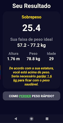 Ideal BMI - BMI Calculator Screenshot 2 - AppWisp.com
