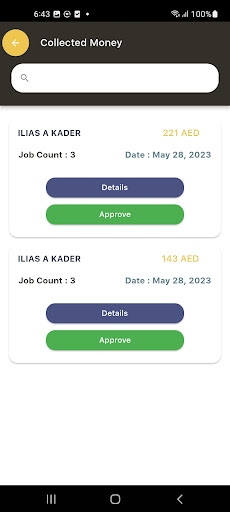 Android application Royal City Collector screenshort