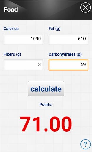 Extreme Body Shape Calculator Screen 2