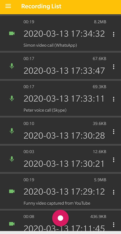 VoIP Recorder & Screen Recorde - 2.2 - (Android)