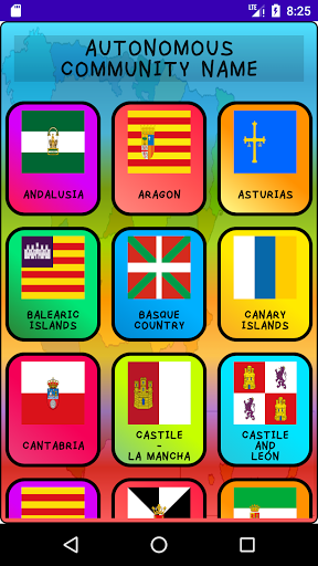 Android application Flags of Spain screenshort