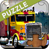 Trucks jigsaw puzzles icon