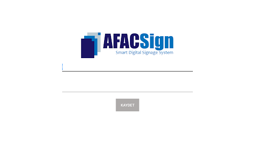 Android application AFACSign Sign System screenshort