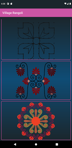 Village Rangoli for all festi