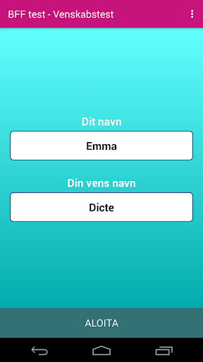 Android application Bedste Ven Leg screenshort