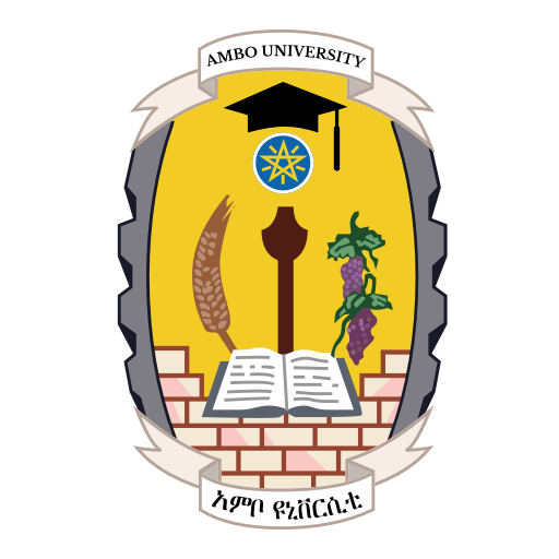 Ambo University logo