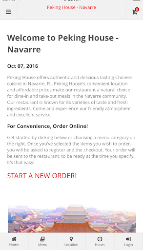 Android application Peking House - Navarre screenshort