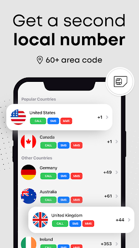 DoCall: Text + 2nd Number Call Screen 2