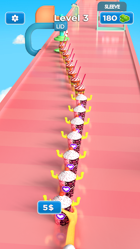 Coffee Cup Stacker Master 3D Screen 3