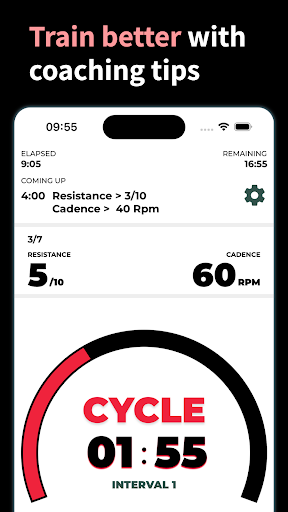 Screenshot of Exercise Bike Workout: Cycling