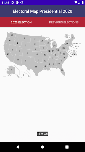 2020 Electoral Map Presidenti