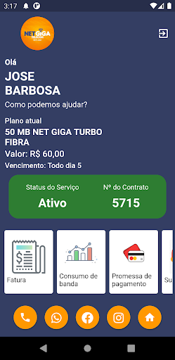 NET GIGA TELECOM Screen 2