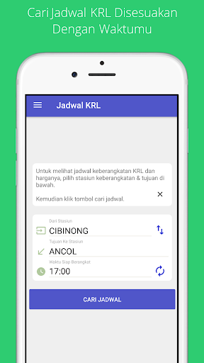 Android application Rute Transit & Jadwal KRL screenshort