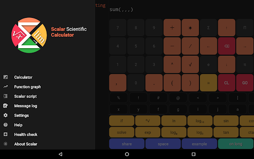 Scientific Calculator Scalar - Tools - apps
