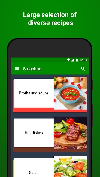 Рецепты с фото. Книга рецептов Smachno 1.66 APK + Мод (Unlimited money) за Android