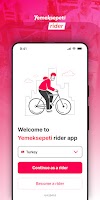 screenshot of Yemeksepeti Express Rider App