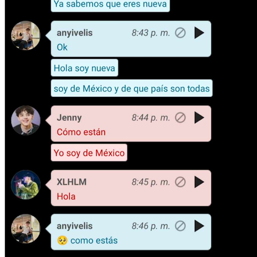 Android application Chat Xavi screenshort