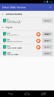 English Arabic Bemba Bible screenshot 3