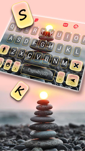 Zen Meditation Keyboard Backgr Screen 2