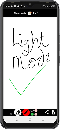 Hand Writing Jotter Screen 3