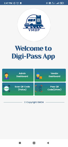 Vehicle Movement Digi Pass Screen 2