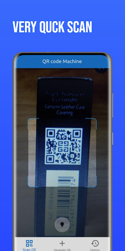 Android application QR code Machine screenshort