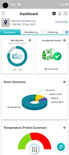 Smarttrace - Fleet Management Screen 3