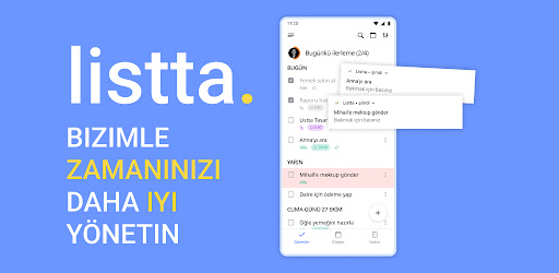 Listta: Yapılacaklar Listesi Android uygulaması resmi kapak afişi