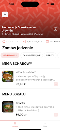 Restauracja Staroświecka Screen 2